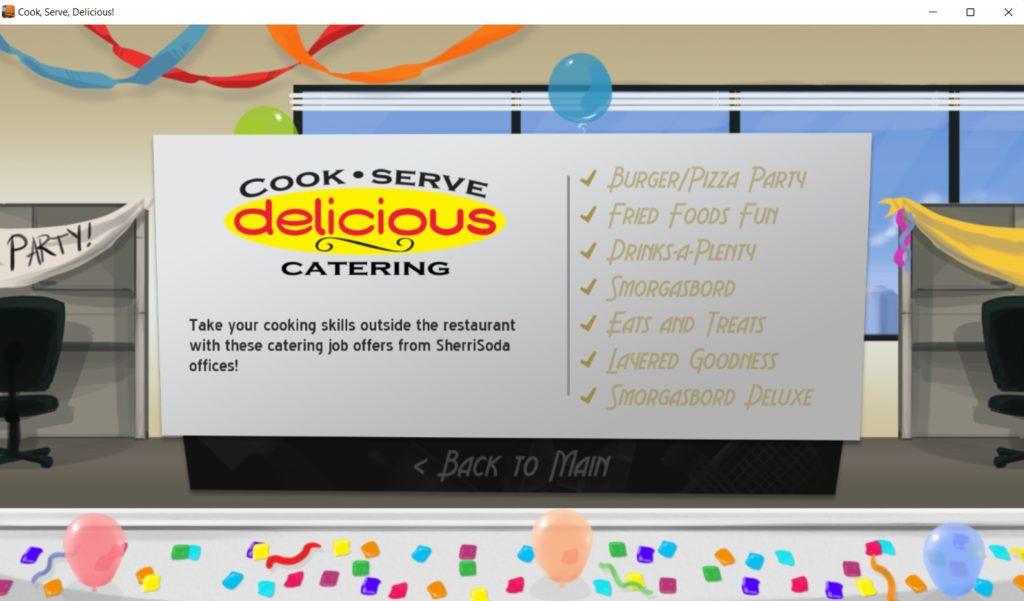 Cook, Serve. Delicious catering - Cook, Serve, Delicious! Review - The Gamerian blog