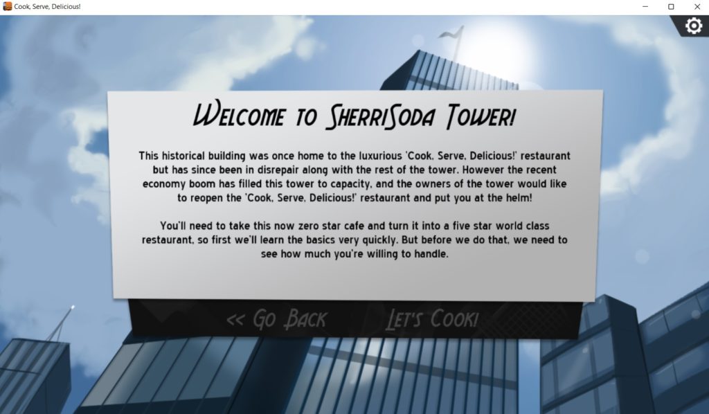 Welcome to SherriSoda Tower - Cook, Serve, Delicious! Review - The Gamerian blog