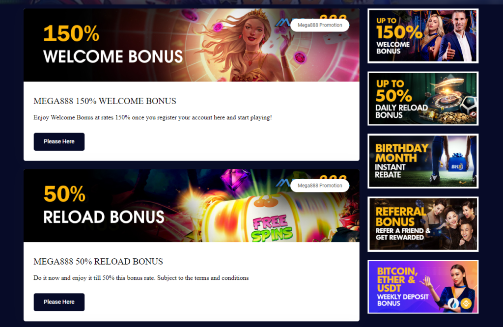 mega 888 casino bonus - mega888 casino review - The Gamerian Blog
