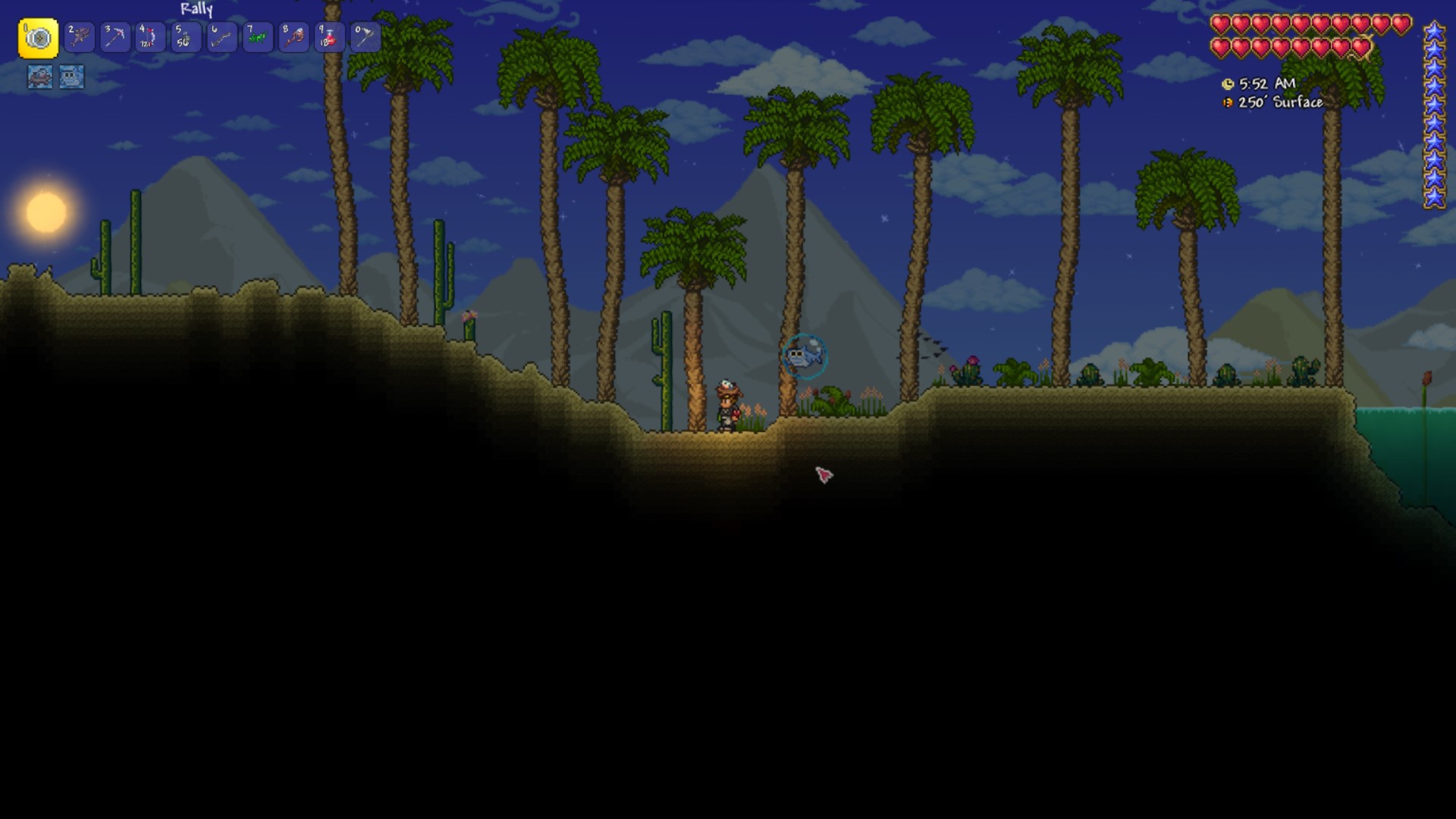 Desert biome - Terraria Review - thegamerian.com gaming blogger