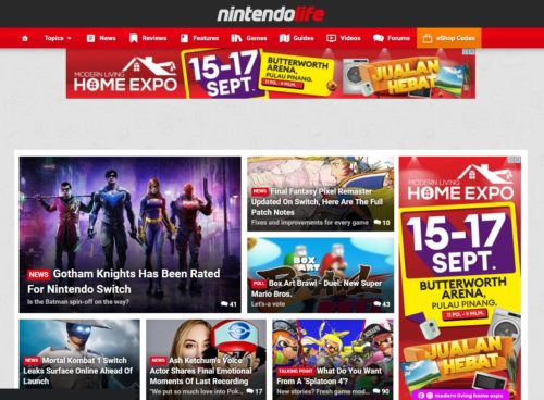 Nintendo Life - best nintendo gaming blog - best gaming blogs 2023 - thegamerian.com