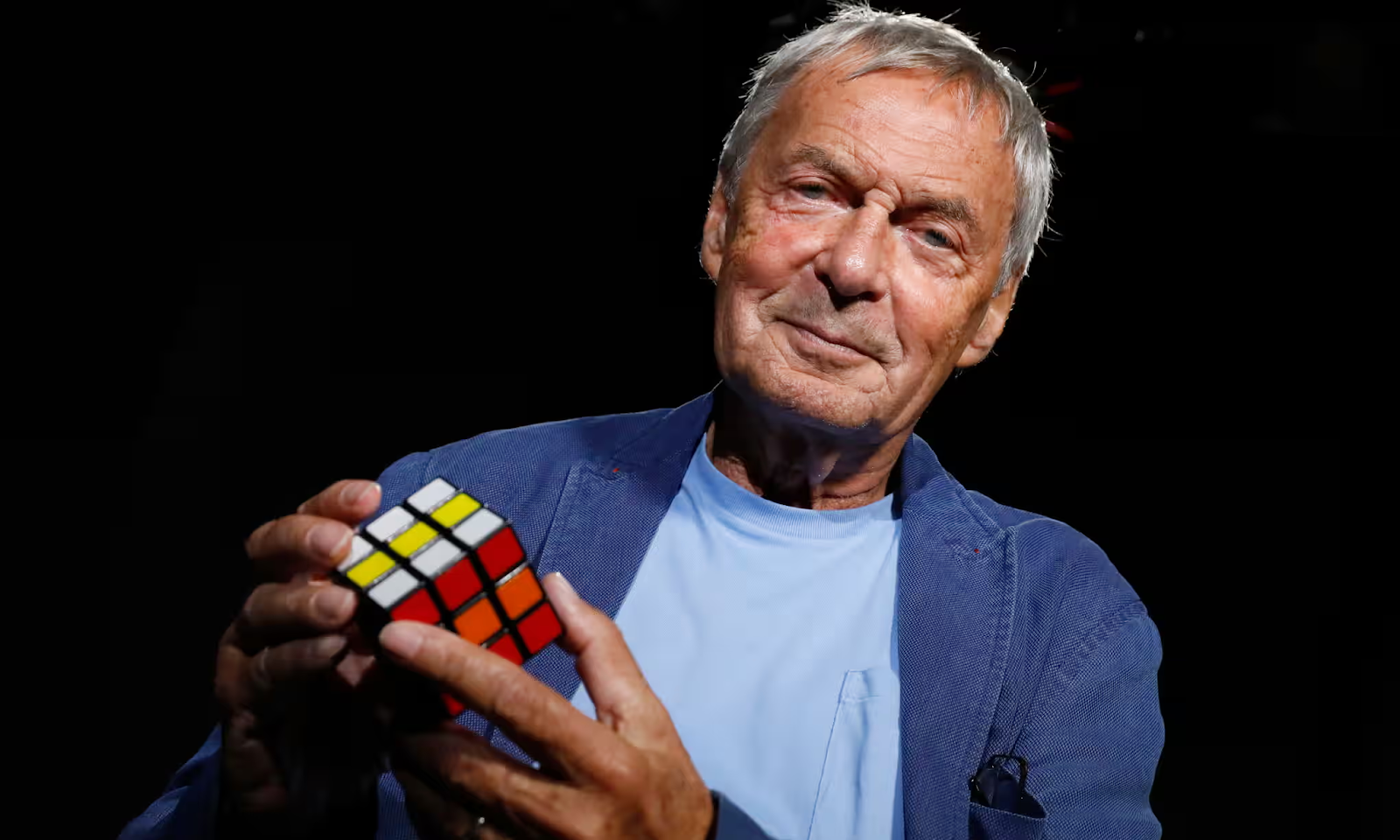 Ernő Rubik the inventor of Rubix Cube - How Many People Can Solve A Rubik’s Cube? - thegamerian.com Gaming Blog