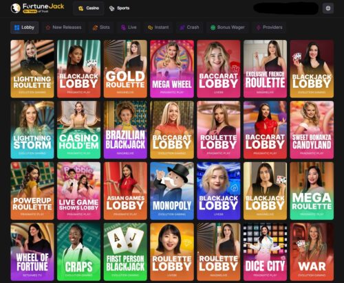 fortunejack live casino games - is fortunejack legit bitcoin crypto casino gambling - thegamerian.com best gaming blog