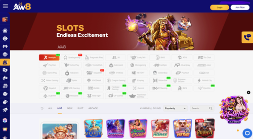 AW8 Best for High-Volatility Progressive Slots - Best Online Slot Malaysia Sites 2026 thegamerian
